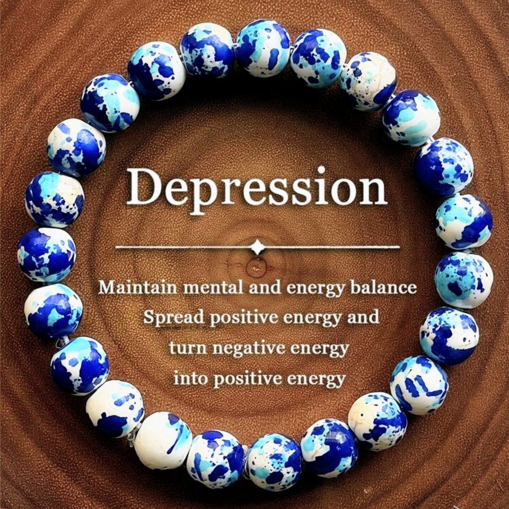 🥳   #15 4/$20 Aids In Depression Semi Precious Natural Gemstone.